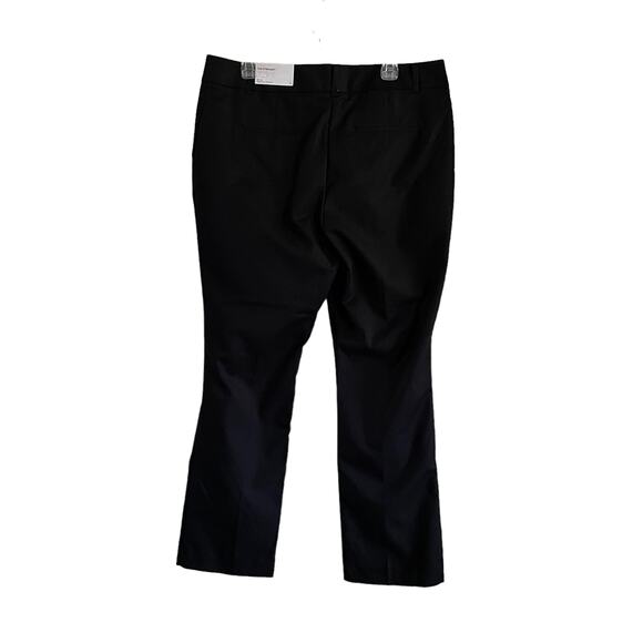 NEW Ann Taylor LOFT Mid Rise Straight Leg Full Length Black Work Office Pants - Picture 5 of 12